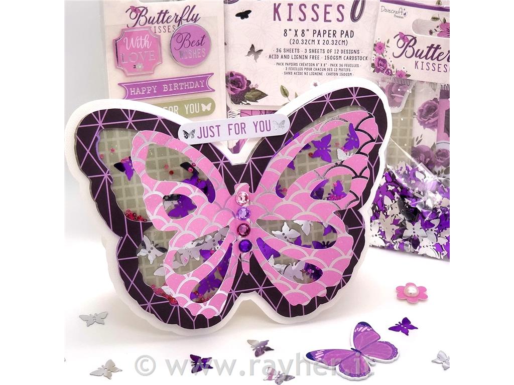 Set di carta Butterfly Kisses, set 3620x20 cm, 150 g