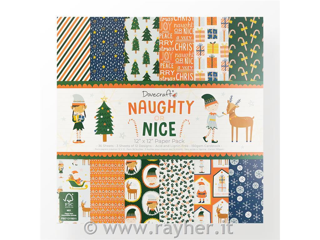Set di carta Naughty or Nice 30,5x30,5 c