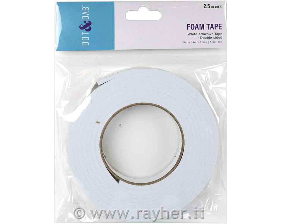 Nastro adesivo schiuma 4mm, 2.5m