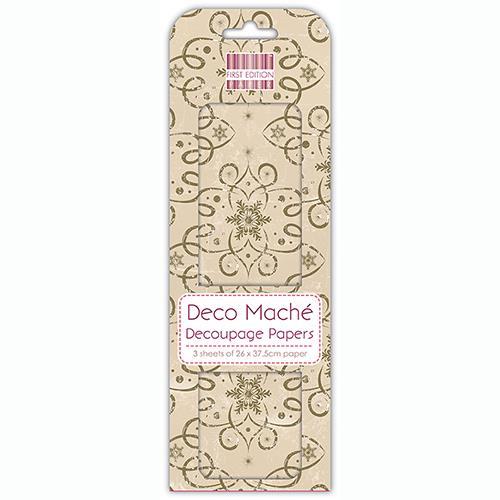 Carta decoupage MD, Gilded Pattern