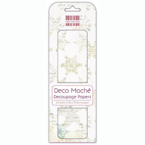 Decoupage paper MD, Distressed Snowflake