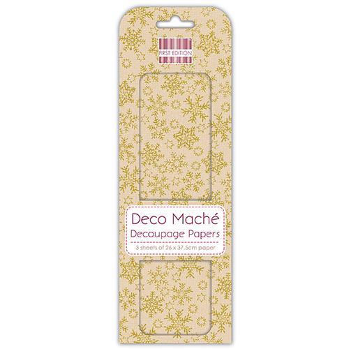 Decoupage papir MD, Snežinke