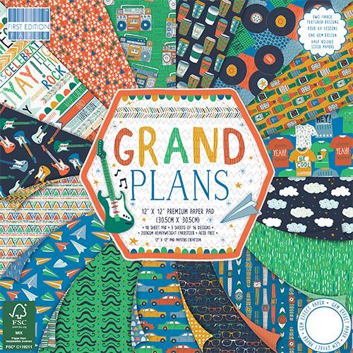 Set di carta Grand Plans 30x30 cm