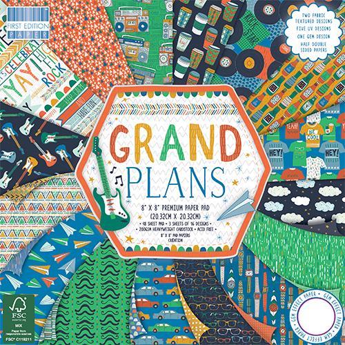 Set di carta Grand Plans 20x20 cm