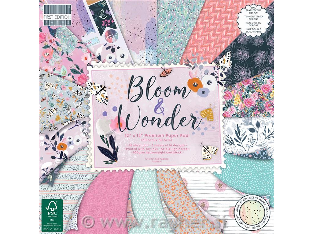 12x12 Paper Pad - Bloom and Wonder