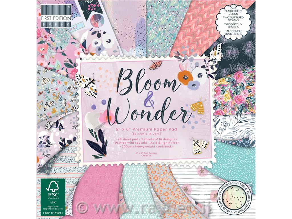 Set di carta Bloom and Wonder set 48, 1515x15 cm, 200g