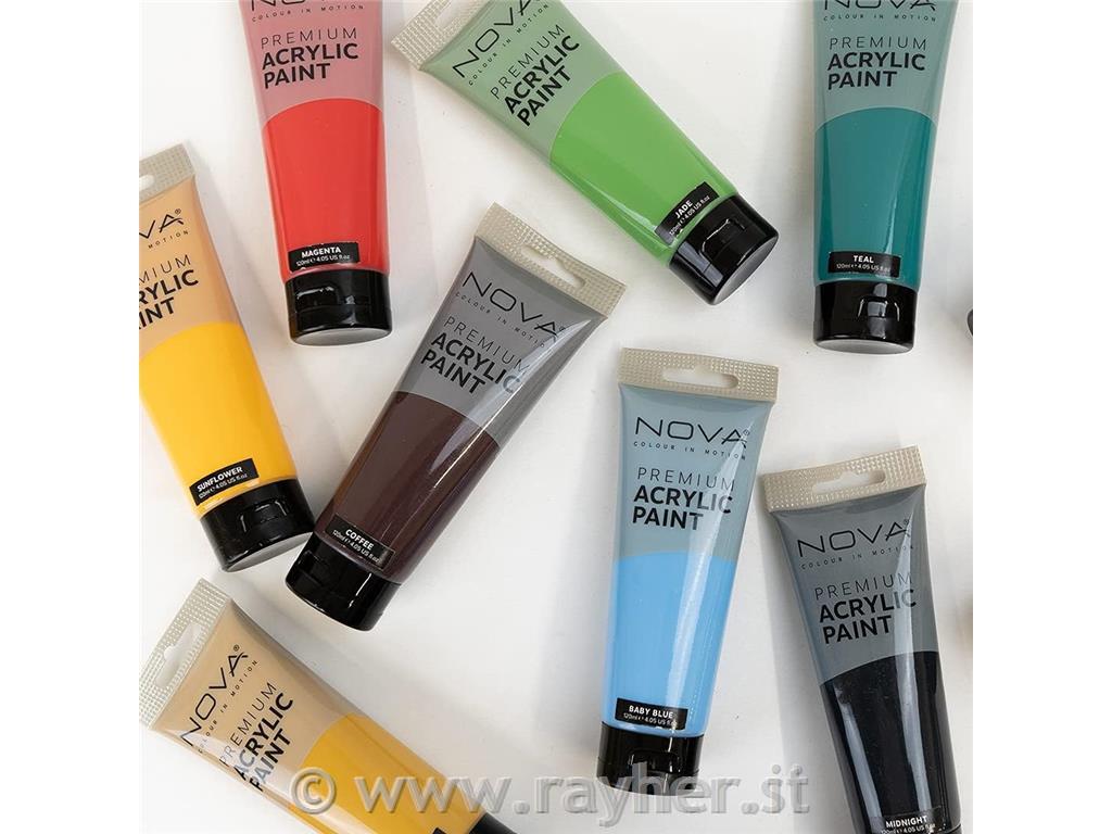 NOVA akrilne barve 14x120 ml