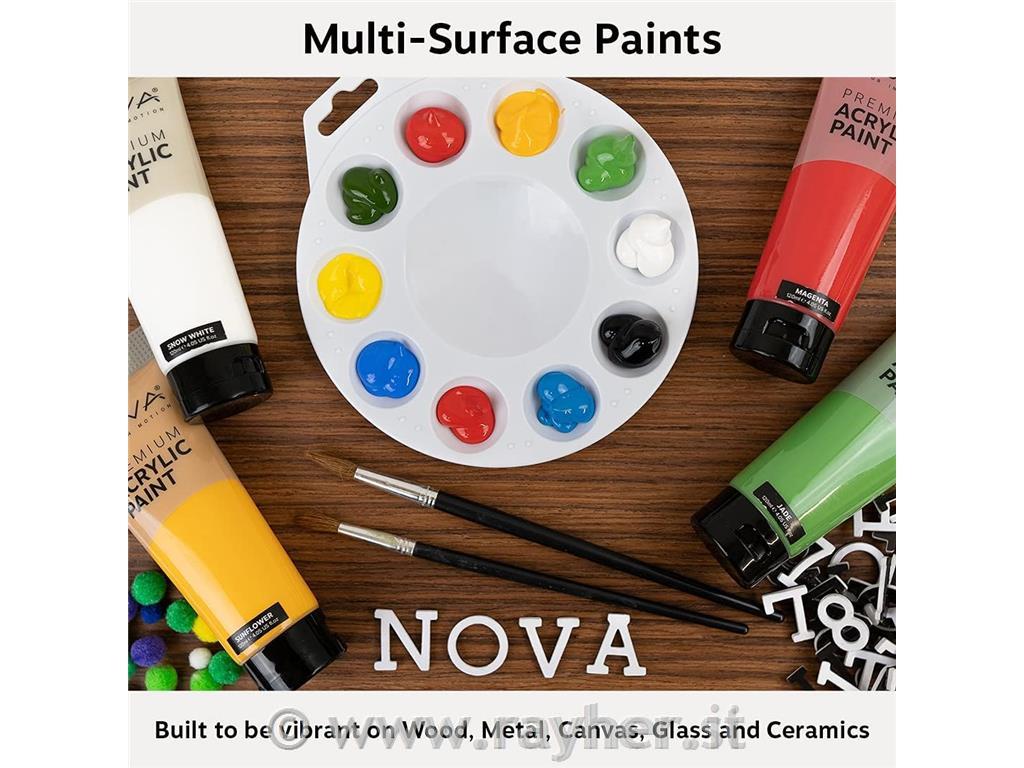 NOVA akrilne barve 14x120 ml