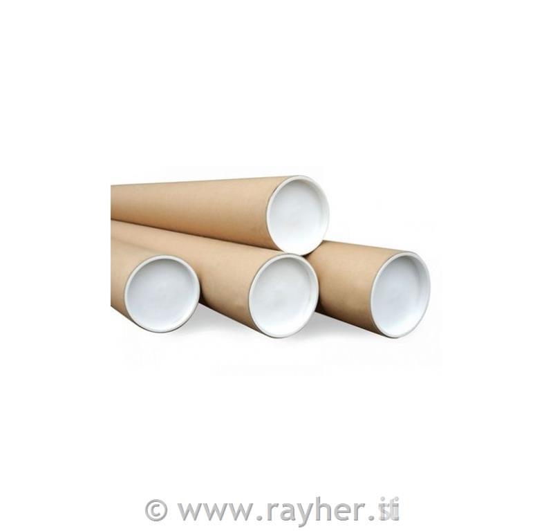 Tulec kartonski dolžina 315mm, premer 50 mm s pokrovčki