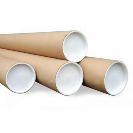 Tulec kartonski dolžina 550mm, premer 70mm s pokrovčki