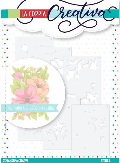 Stencil Sfondo con Fiori