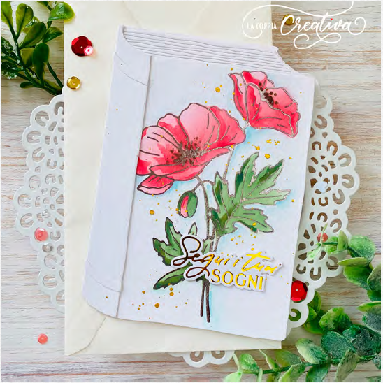 Stencil Due Papaveri