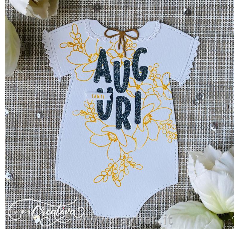 Fustelle Auguri con fiori
