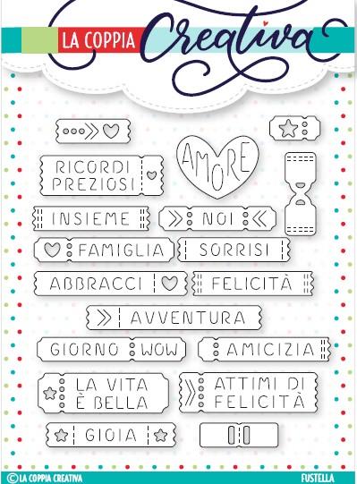 Fustella Mini Album Ticket