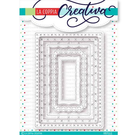 Fustelle Rettangoli decorati
