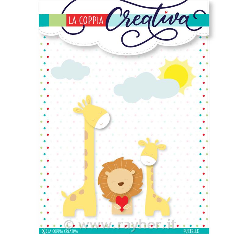 Fustella Giraffa e Leone