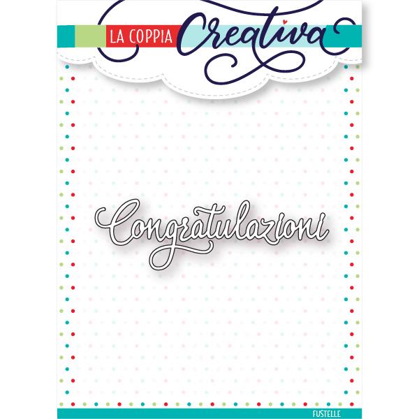 Fustella Congratulazioni 2