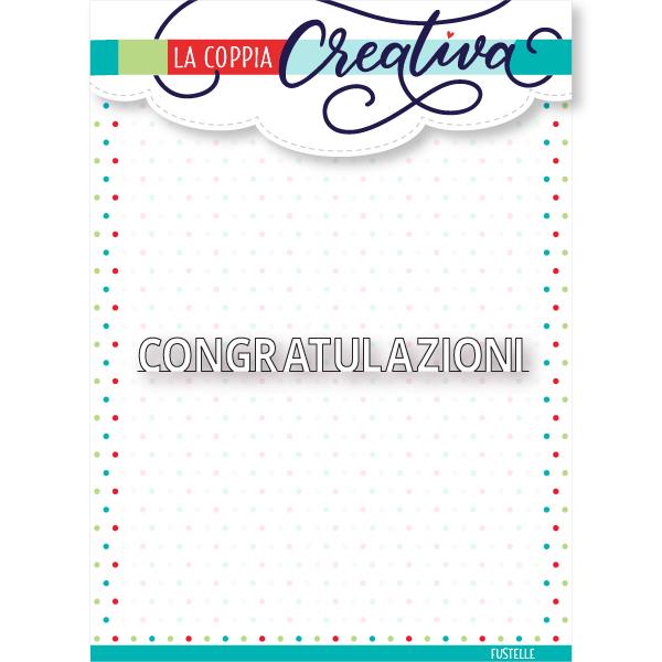 Fustella Congratulazioni 3