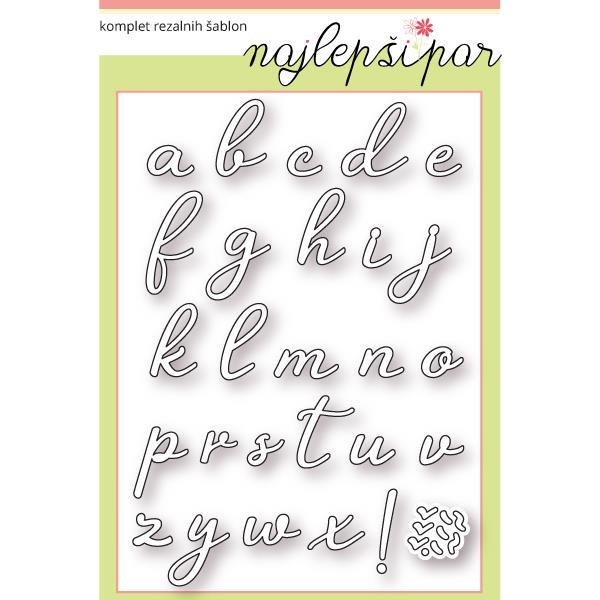 Cutting dies, hand writing