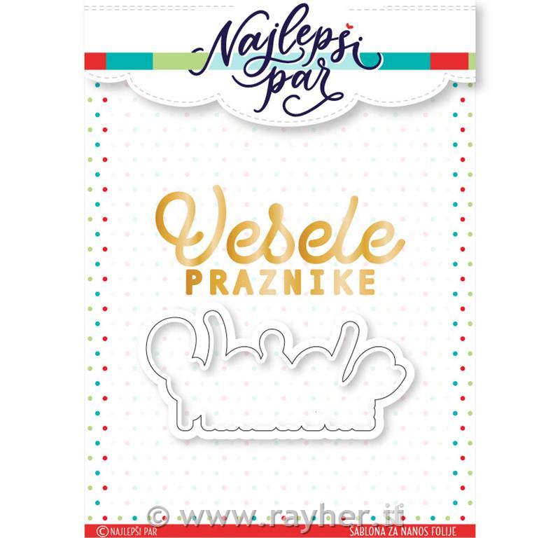 Cutting die Happy Birthday Slovene