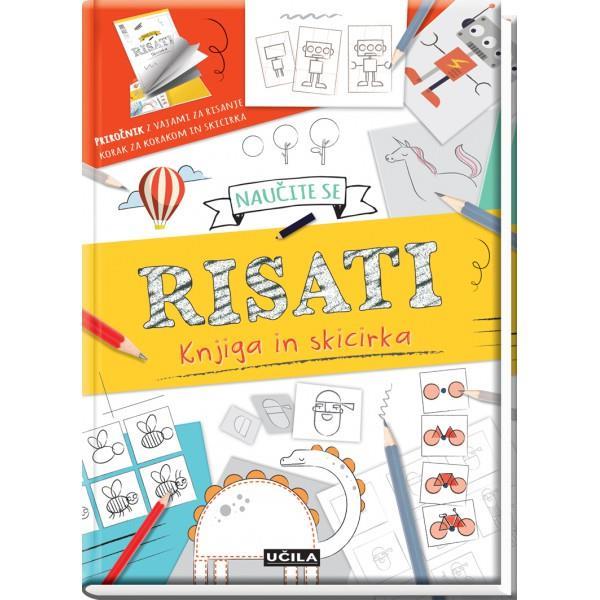 Knjiga in skicirka: NAUČITE SE RISATI