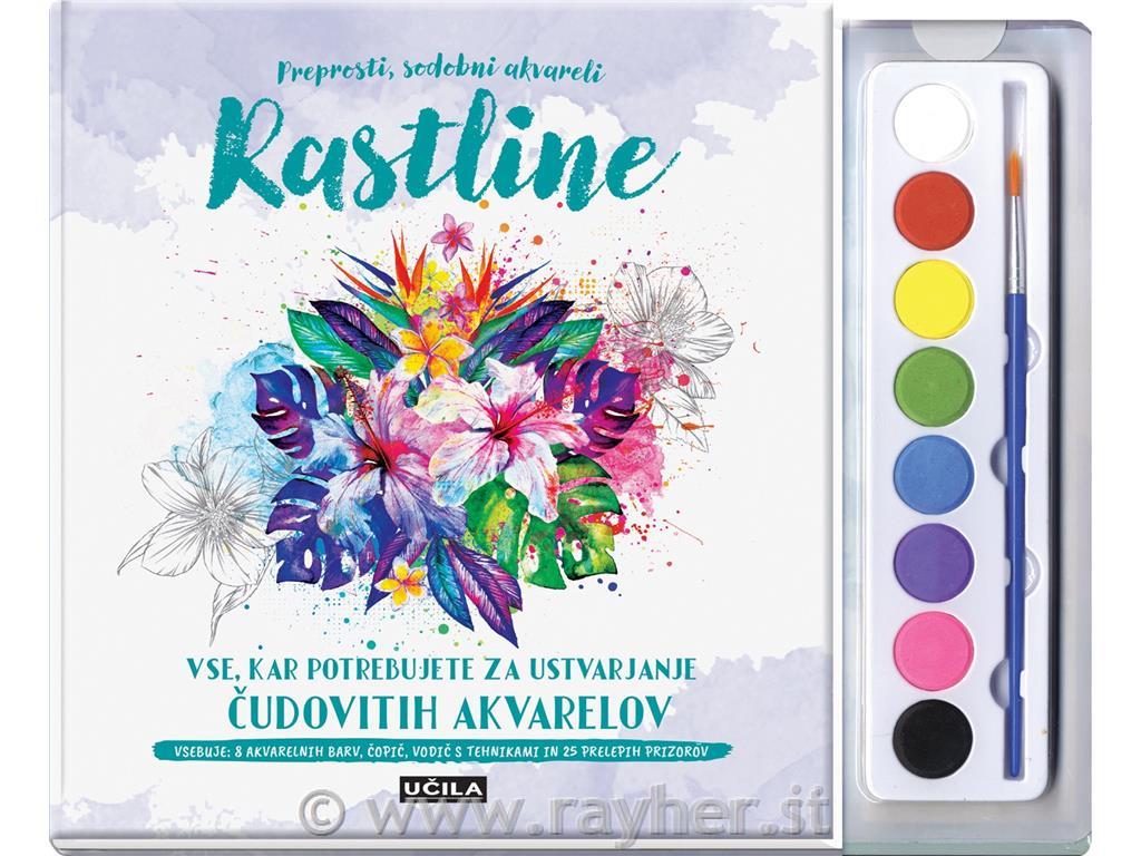 Knjiga Rastline akvareli