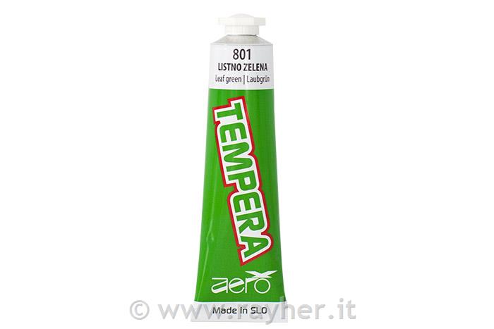 AERO tempera 42 ml list.zelena 801