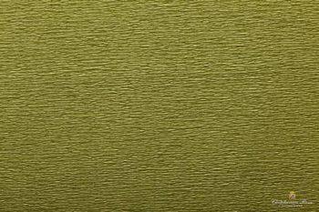 Carta crespa, 60 g, 50 × 250 cm, verde oliva