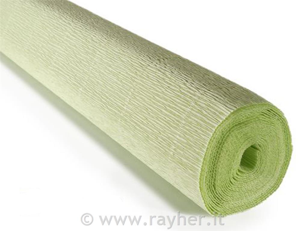 Cvetličarski krep papir, 180g, svetlo zelen, 50x250cm, 1 kos