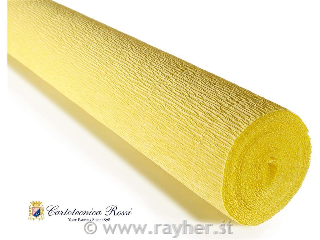 Cvetličarski krep papir, 180g, sv.rumen, 50x250cm, 1 kos