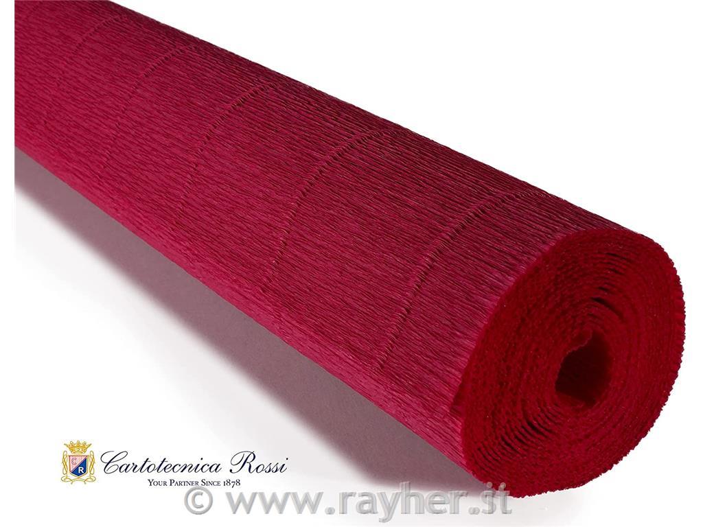 Cvetličarski krep papir, 180g, karmin rdeč, 50x250cm, 1 kos