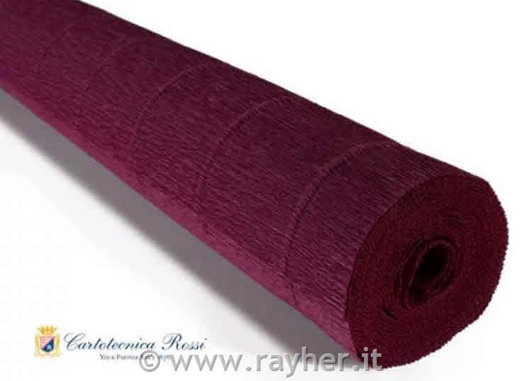 Cvetličarski krep papir, 180g, bordo, 50x250cm, 1 kos