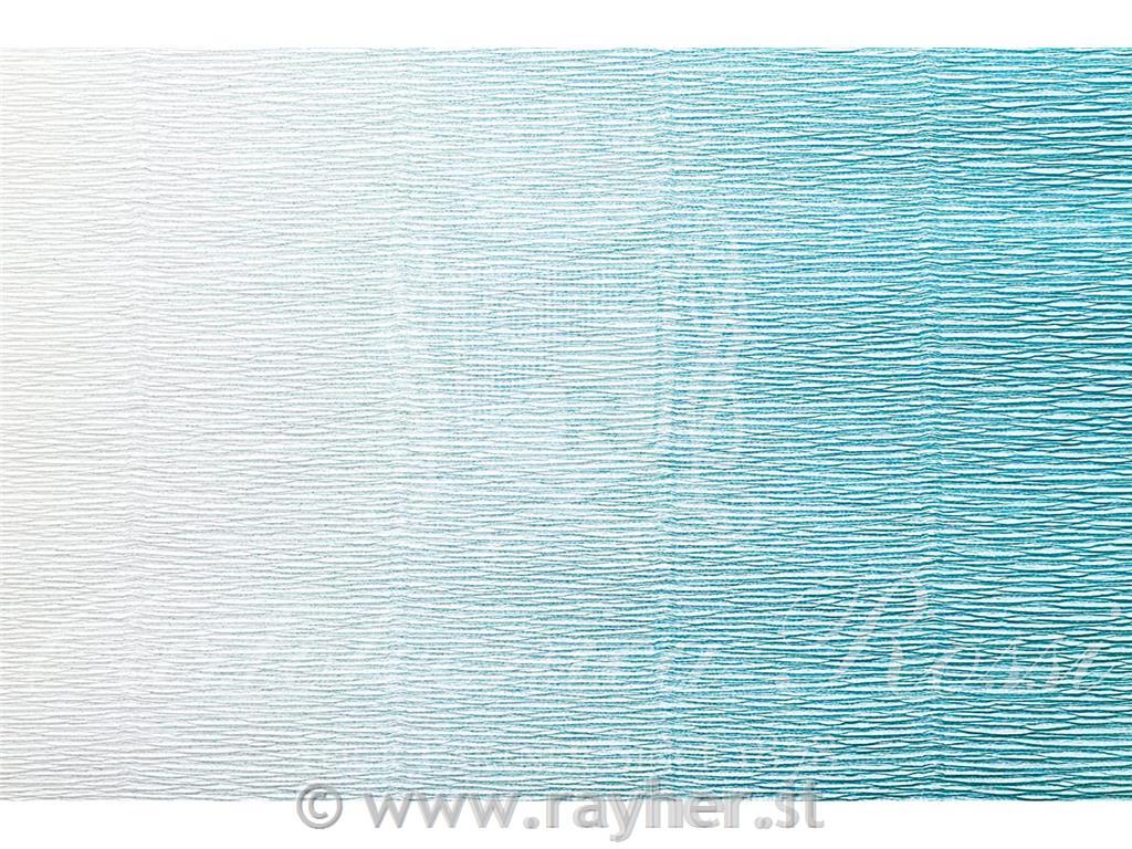 Cvetličarski krep papir, 180g, preliv,moder, 50x250cm, 1 kos