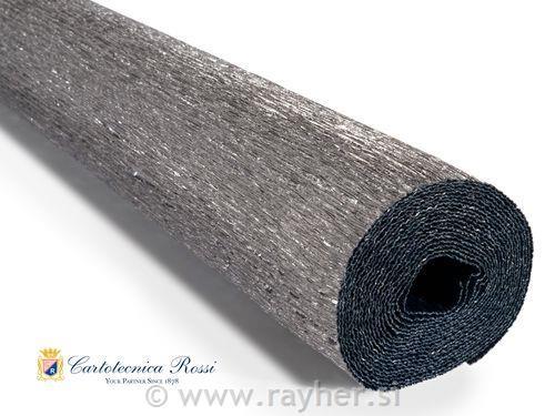 Cvetličarski krep papir, 180g, kovi.srebrn, 50x250cm, 1 kos