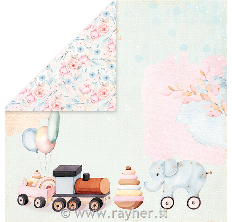 Carta scrapbook Baby Toy 0230,5x30,5 cm