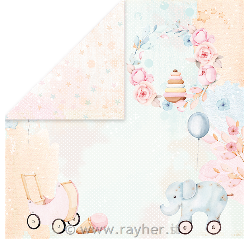 Carta scrapbook Baby Toy 0630,5x30,5 cm