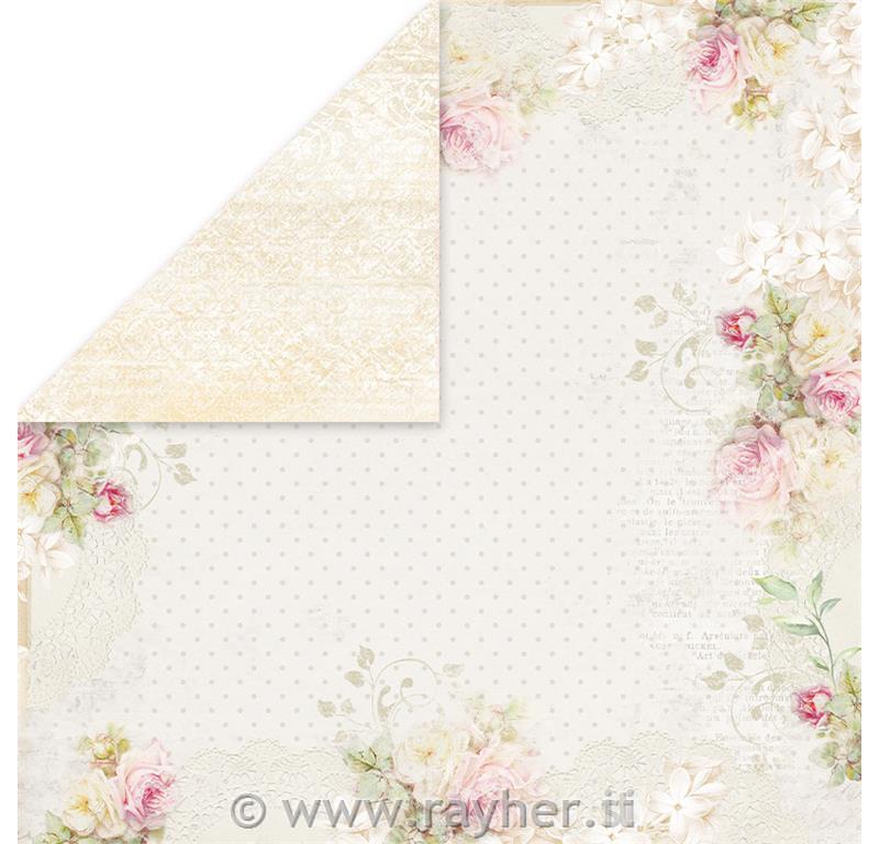 Carta scrapbook Flower Romance 0630,5x30,5 cm