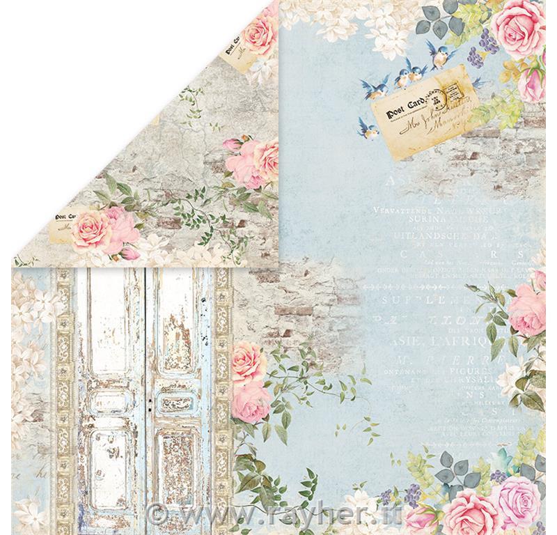 Scrapbooking papir Gone with the wind 05 30,5x30,5 cm, 250g/