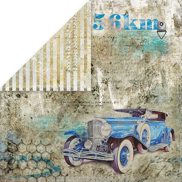 Scrapbooking papir Man's World 01 30,5x30,5 cm, 250g/m