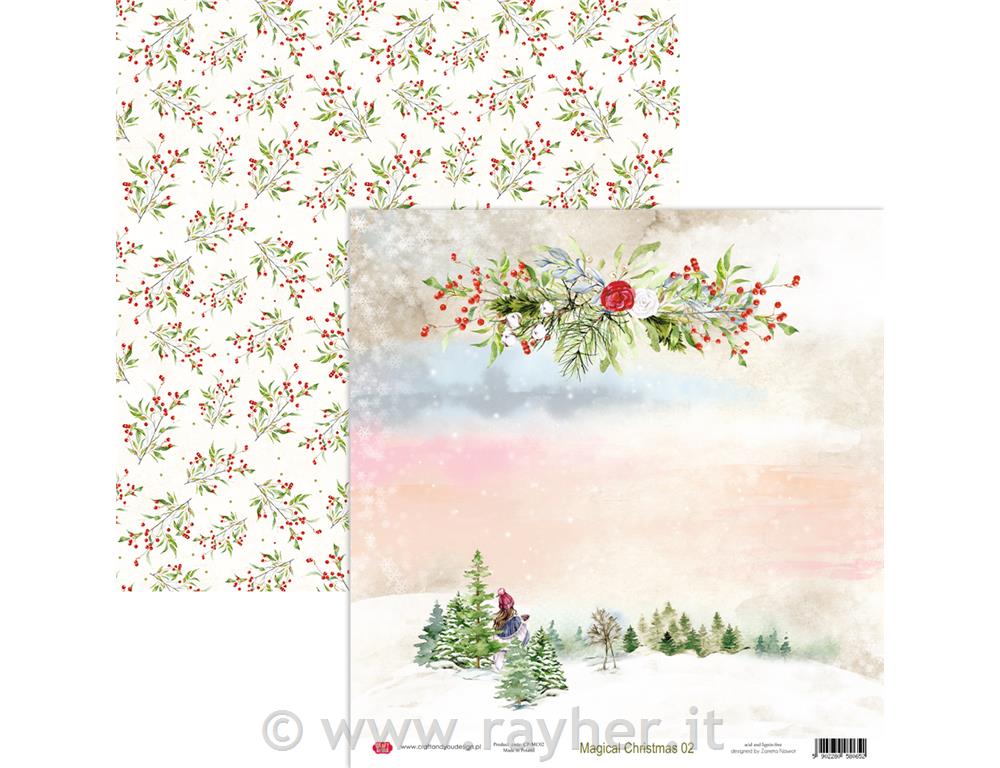 Carta scrapbook Magical Christmas 02