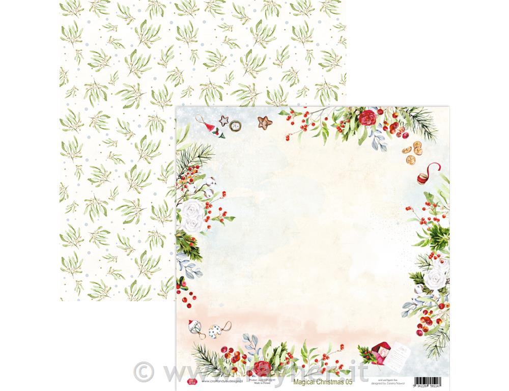Scrapbooking papir Magical Christmas 05, 250gsm