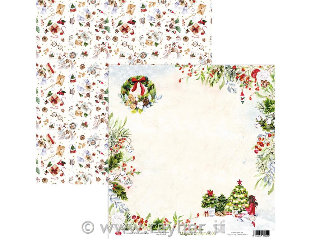 Carta scrapbook Magical Christmas 06