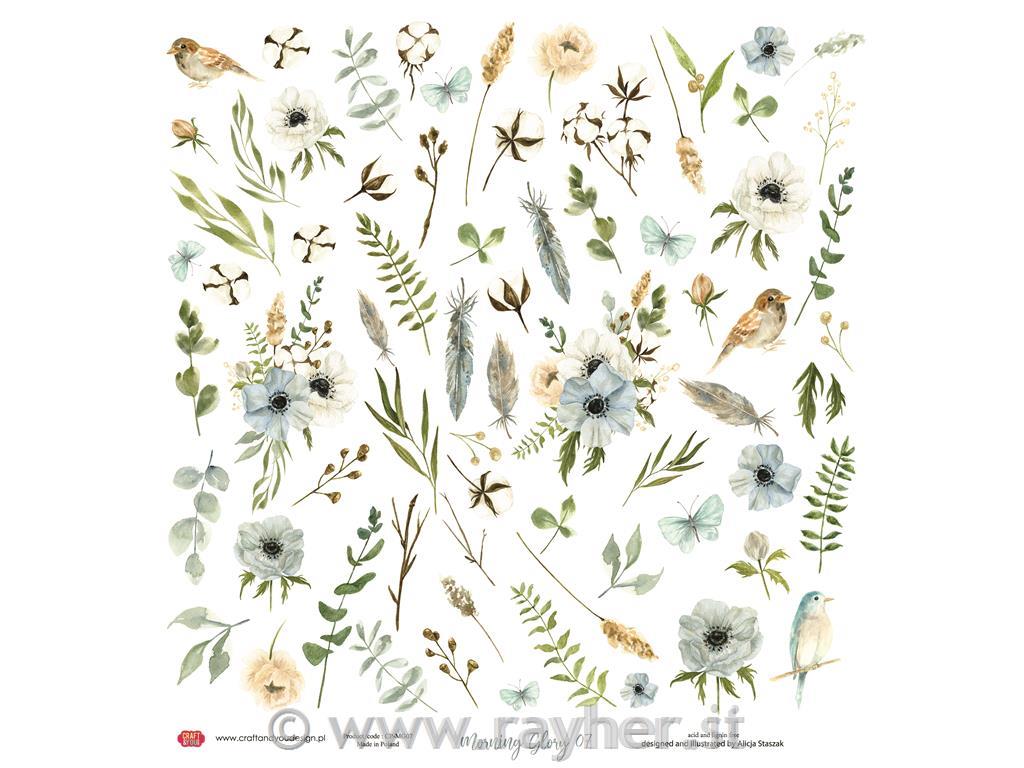 Carta scrapbook, 30x30cm, 250 gsm