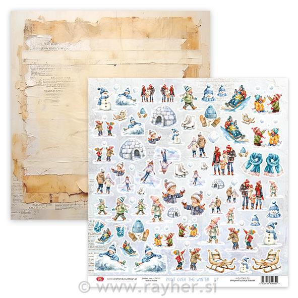 Carta scrapbook, 30x30cm, 250gsm