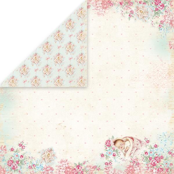 Scrapbooking papir Shabby Baby 02, 250gsm