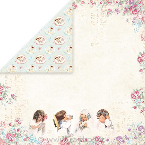 Scrapbooking papir Shabby Baby 06, 250gsm