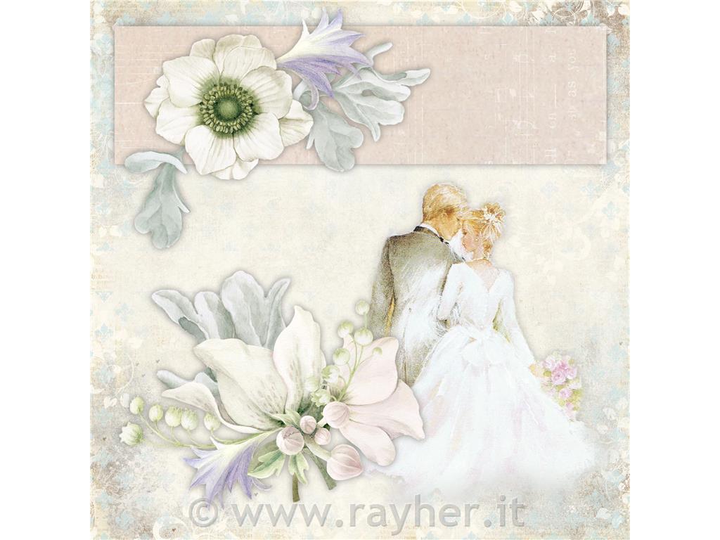 Scrapbooking papir 30,5x30,5 cm Sweet Time 07