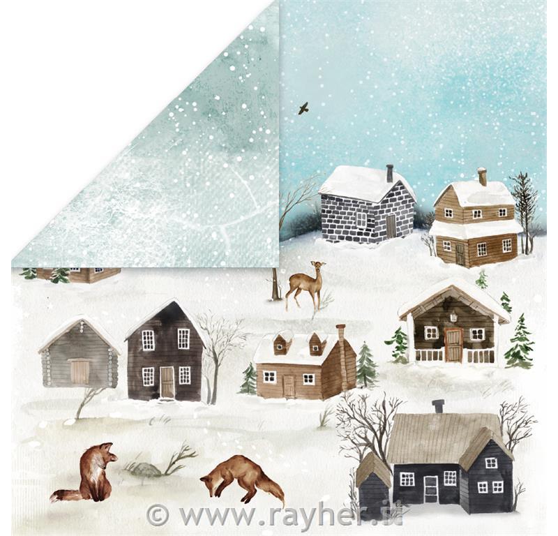 Carta scrapbook Winter Holiday 01