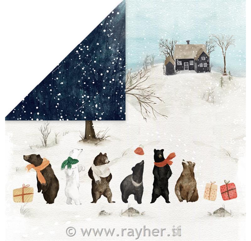 Carta scrapbook Winter Holiday 03