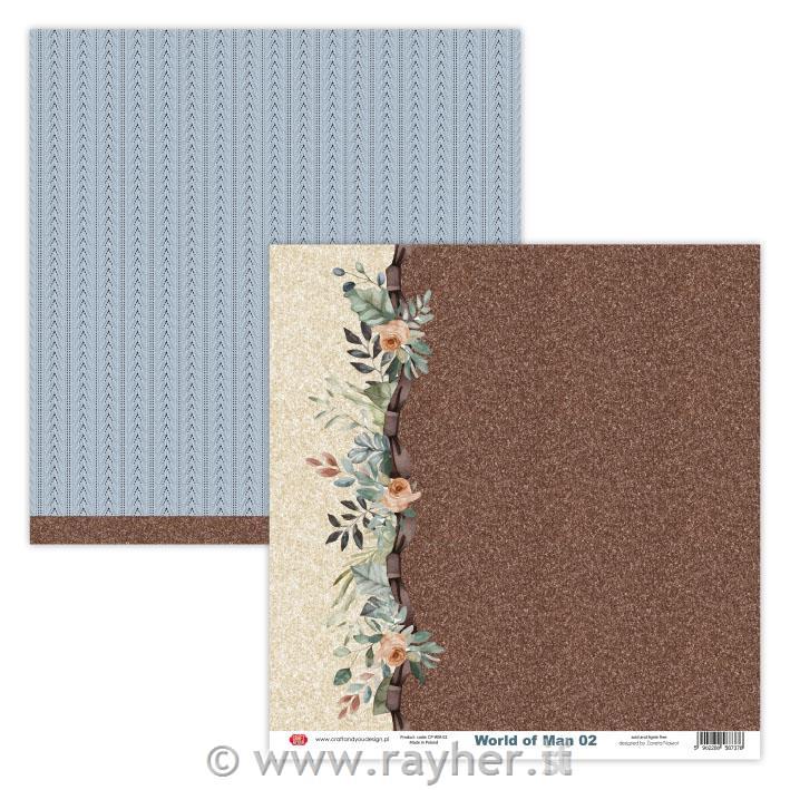 Carta scrapbook World of Man 10